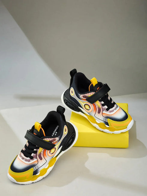 CD-102-KIDS Yellow Kids Sneakers